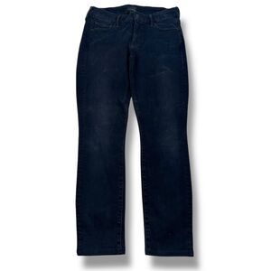 Mother Looker Ankle Fray Women’s 27 Blackbird Wash Black High Waisted Denim READ